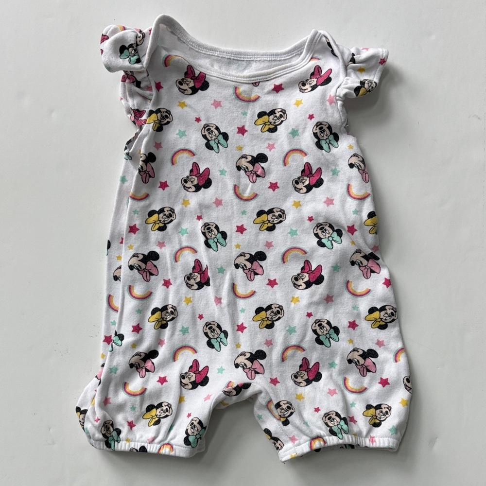 2 for $12 - Disney Minnie Mouse Romper with Pink and Yellow Accents - 18 months